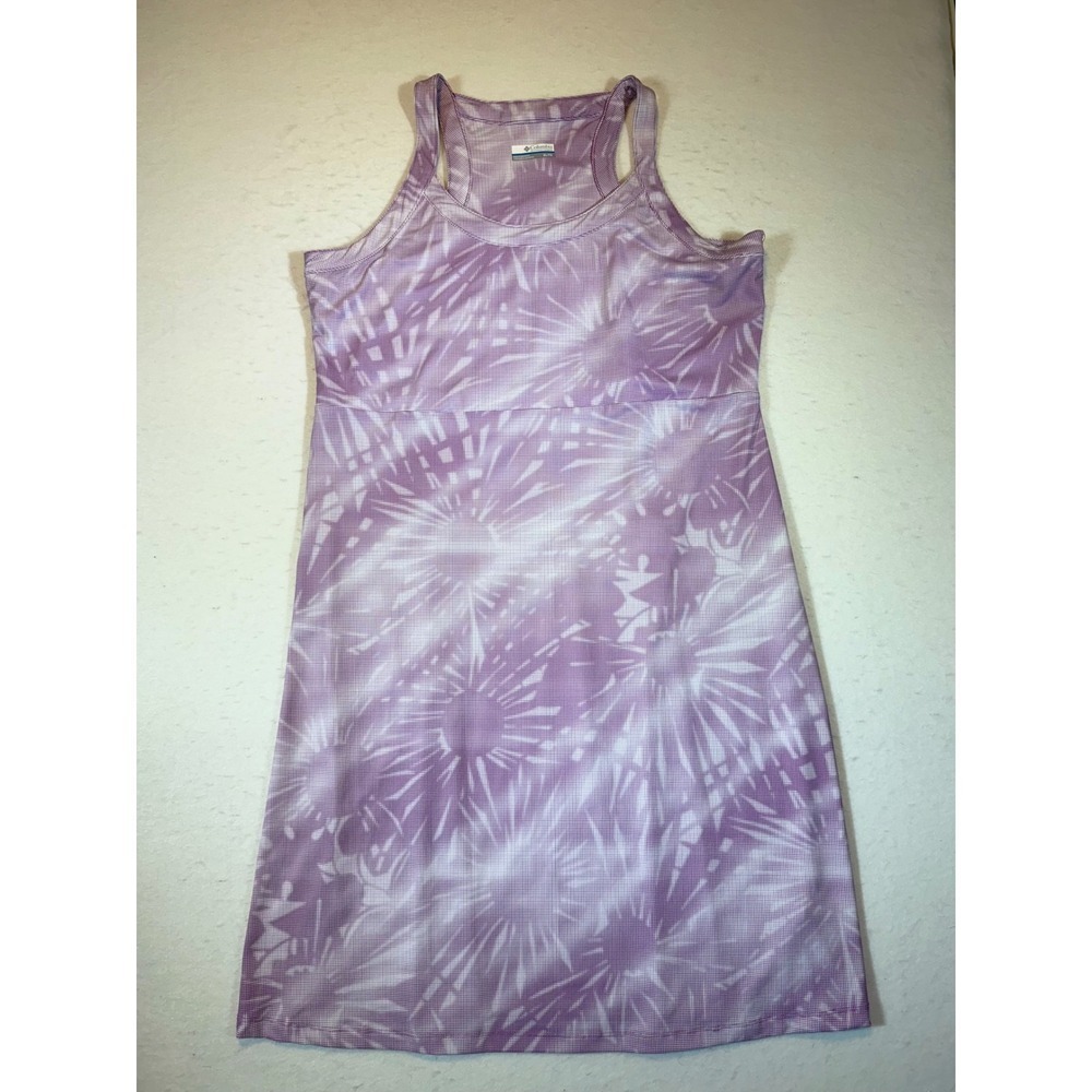 Columbia Women's Purple Tie Dye Athletic Dress XL Tennis Golf Activewear - Picture 1 of 3